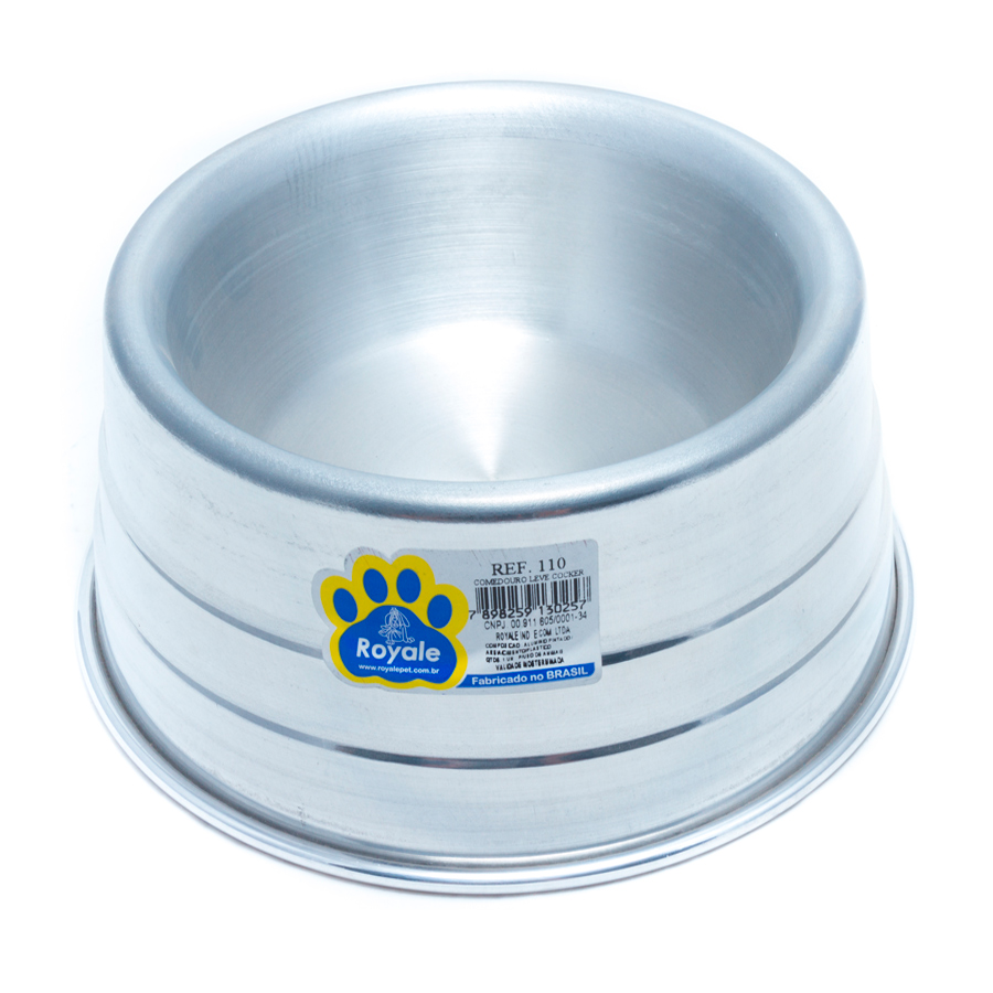 Comedouro Cocker Polido para Cães Leve