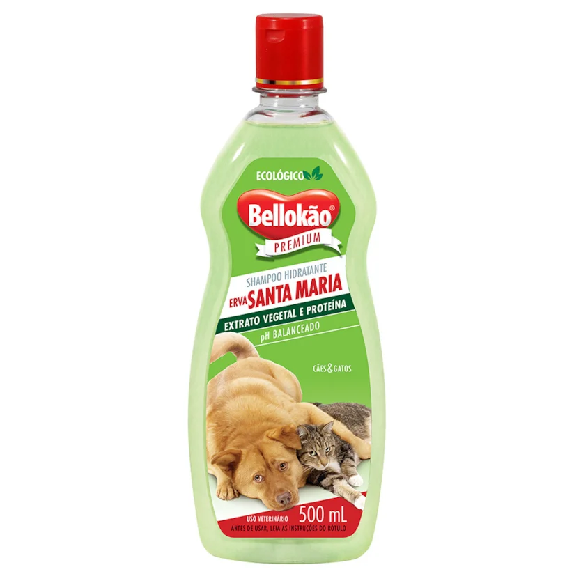 Shampoo Bellokão Erva Santa Maria Premium 500ml