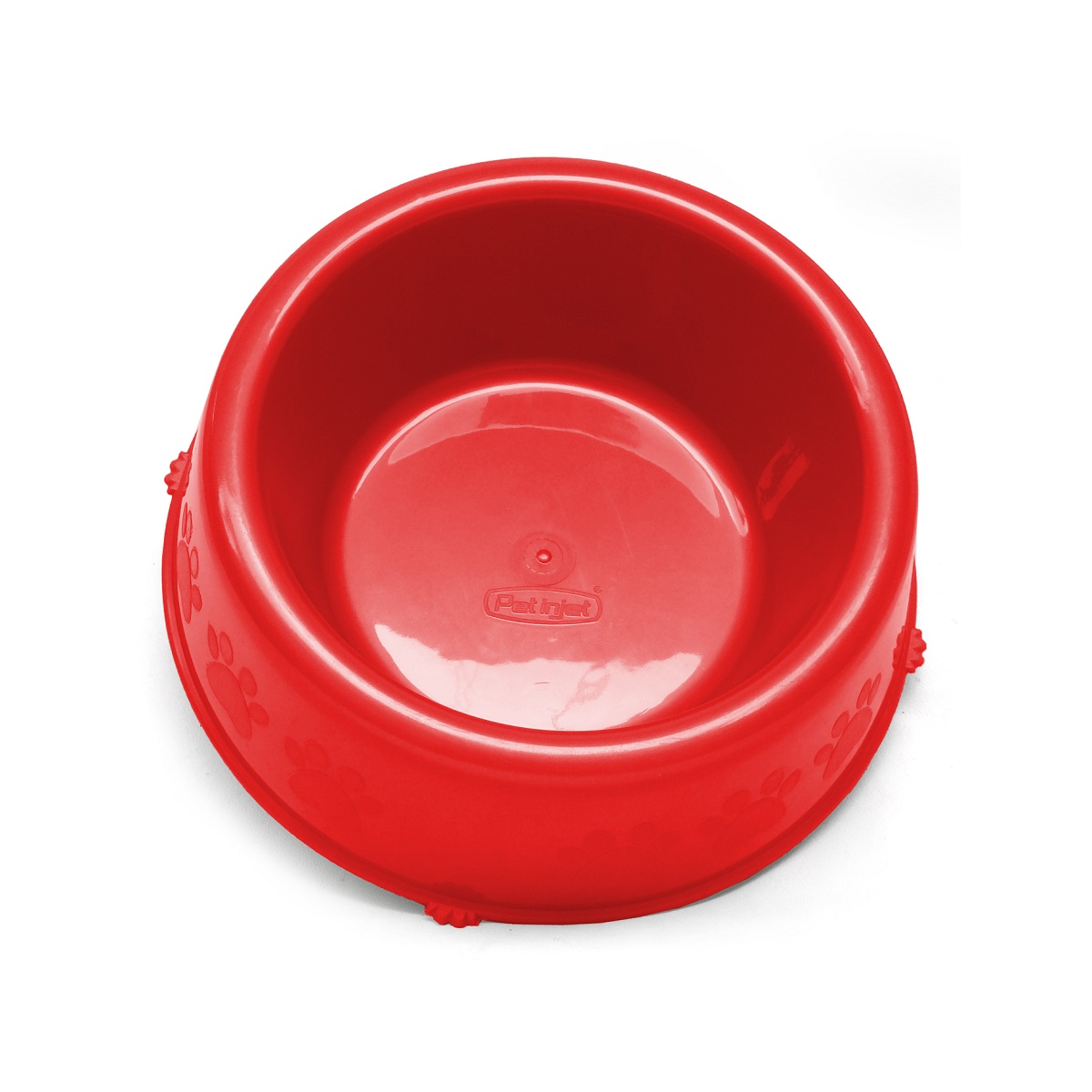 Comedouro Pet Injet Pata Vermelho para Cães Filhotes - 300ml