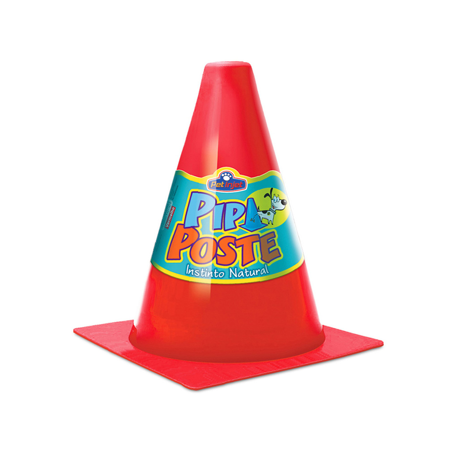 Postinho Educador Pet Injet para Cães Vermelho
