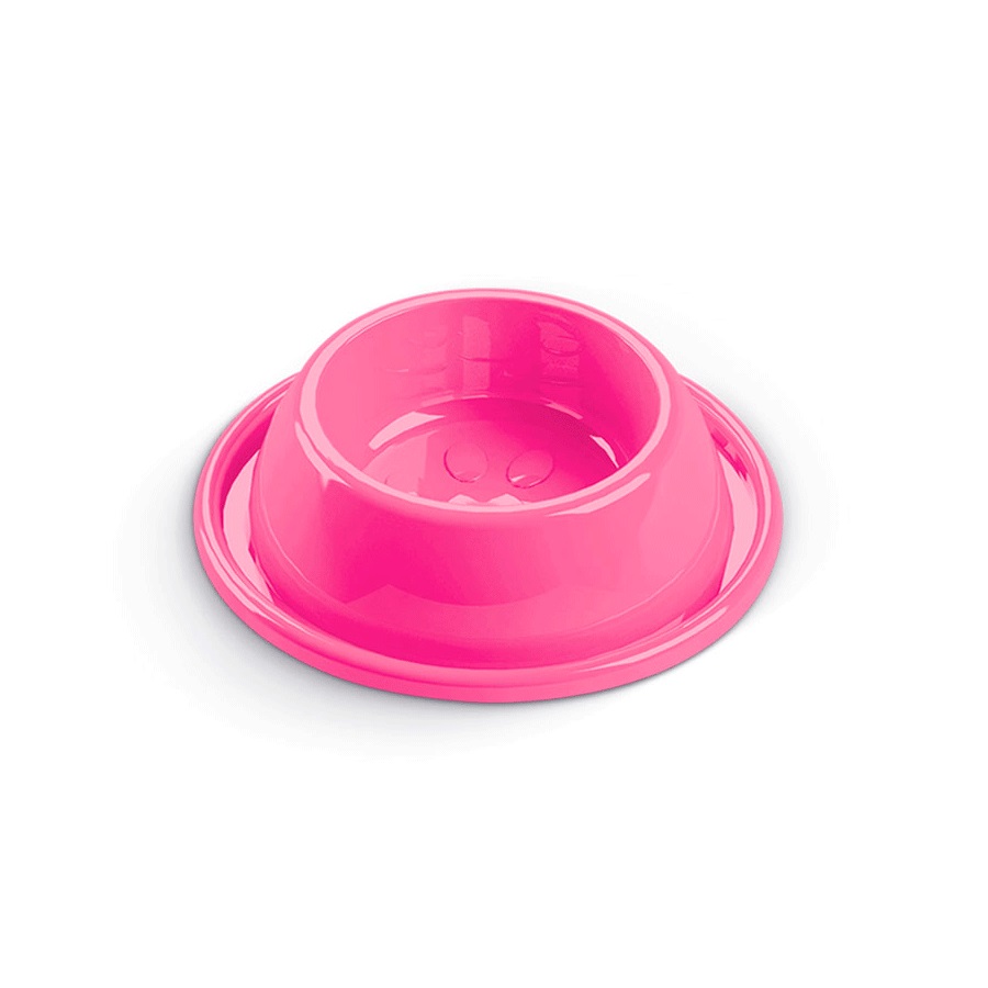 Comedouro Pet Injet para Cães Anti Formiga Rosa