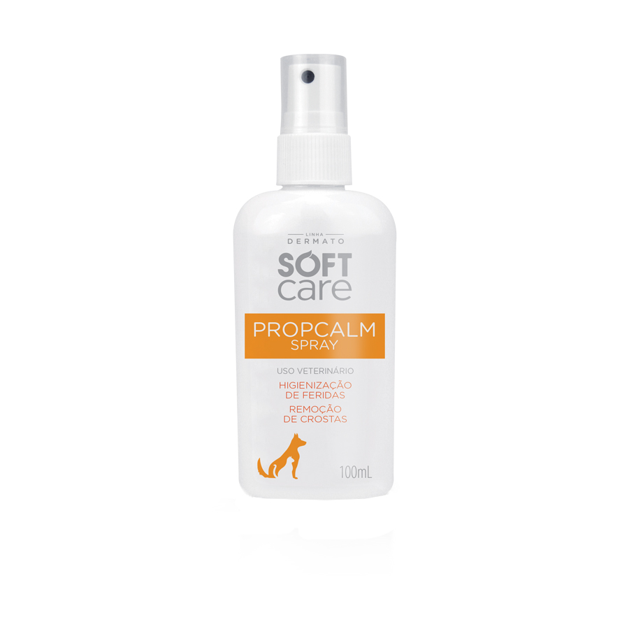 Solução Higienizadora Soft Care Propcalm Spray para Cães e Gatos 100ml