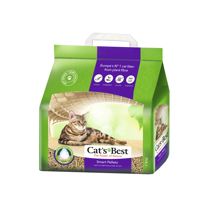 Granulado Higiênico Cats Best para Gatos Smart Pellet