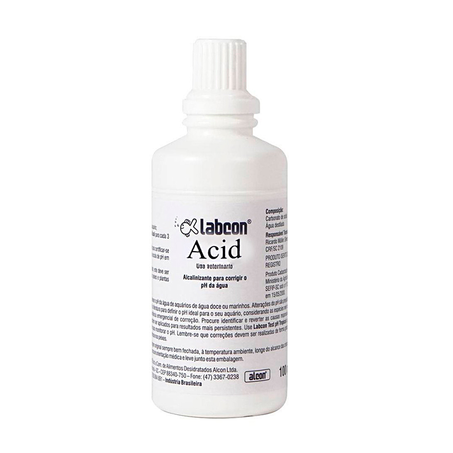 Acidificante de Água Alcon Acid para Aquários 100 ml