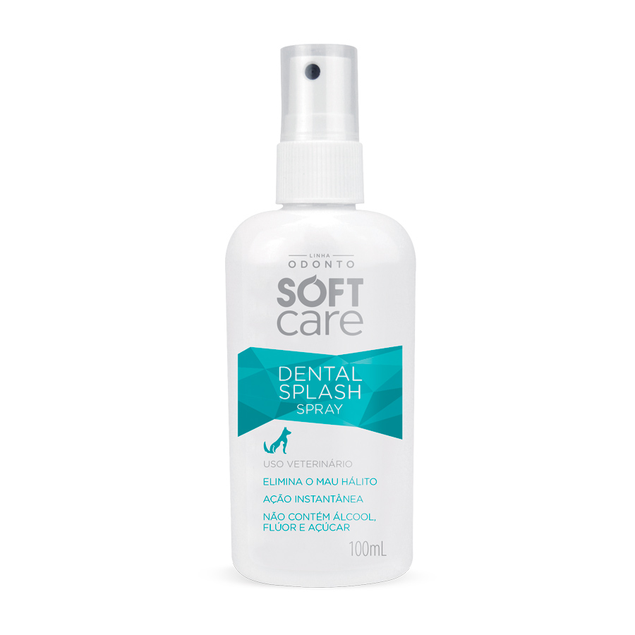 Solução Oral Soft Care Dental Splash Spray para Cães e Gatos 100ml