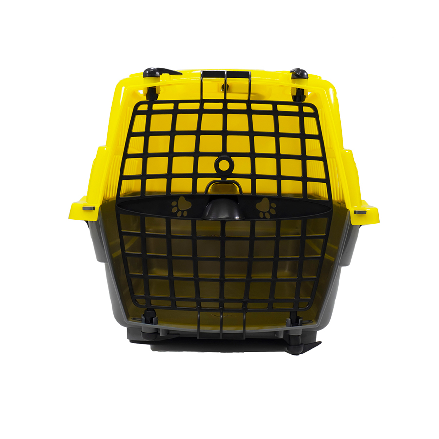 Caixa de Transporte Pet Injet Love Travel Amarela Tamanho 1