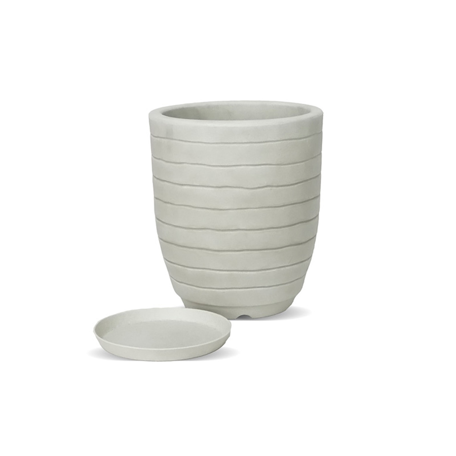 Vaso Vasart Relevo Antique Branco