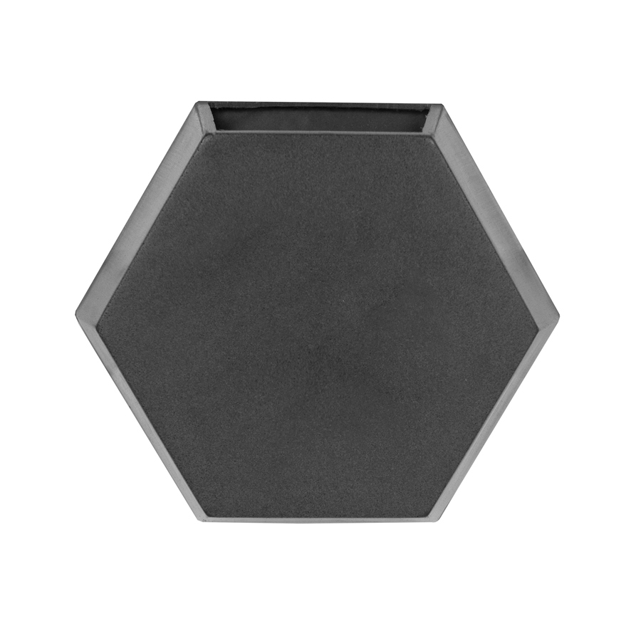 Vaso Vasart de Parede Colmeia 30x30 Preto