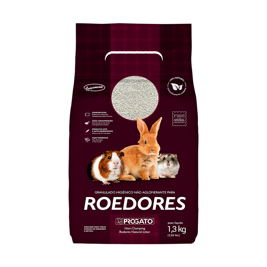 Granulado Higiênico ProGato para Roedores - 1,3kg