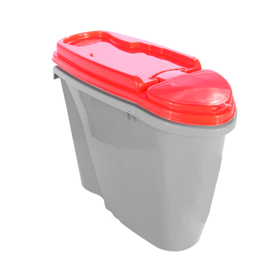 Porta Ração Plast Pet Home Dispenser Vermelho
