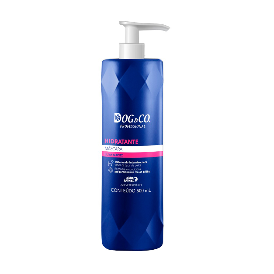 Máscara Hidratante Dog & Co Profissional para Cães 500ml