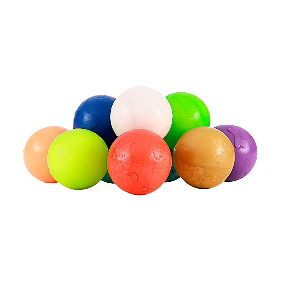 Brinquedo Art Injet Bola de Borracha Injetada Lisa para Cães - Cores Sortidas