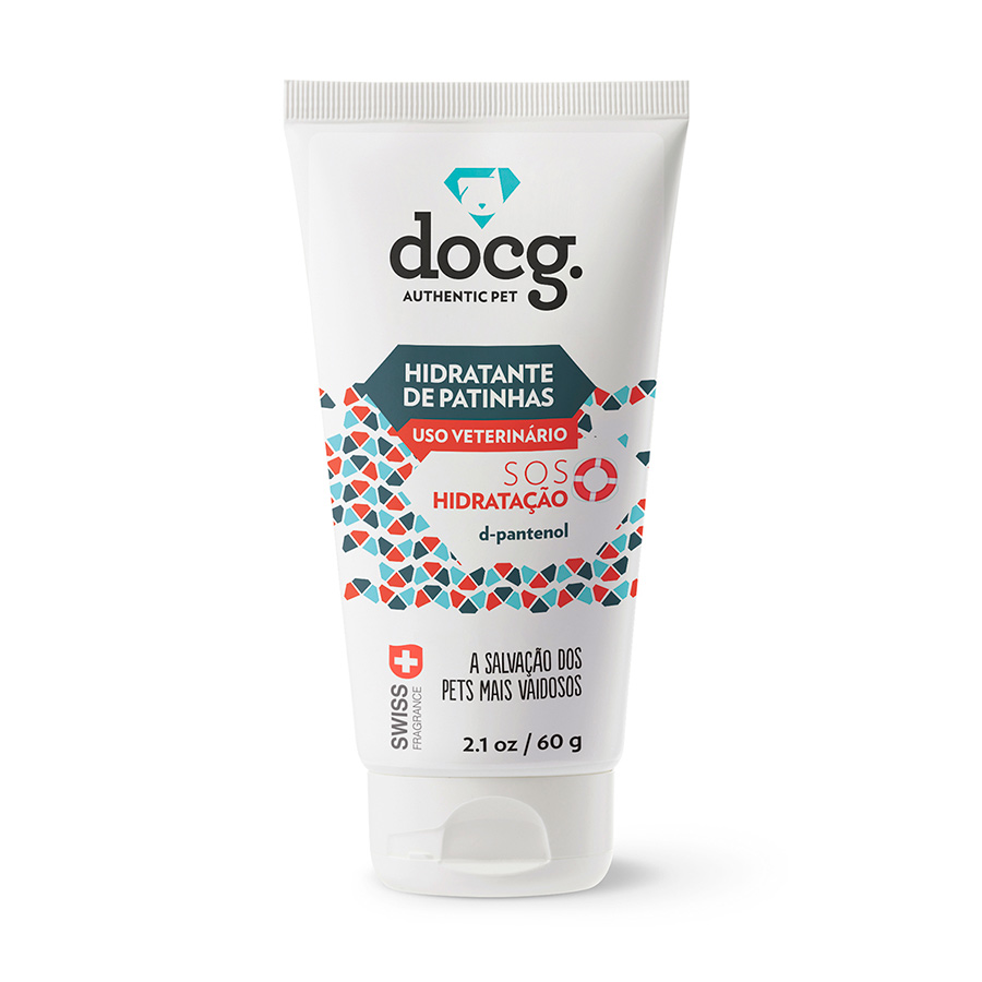 Creme Hidratante de Patinhas Docg para Cães e Gatos - 60 g