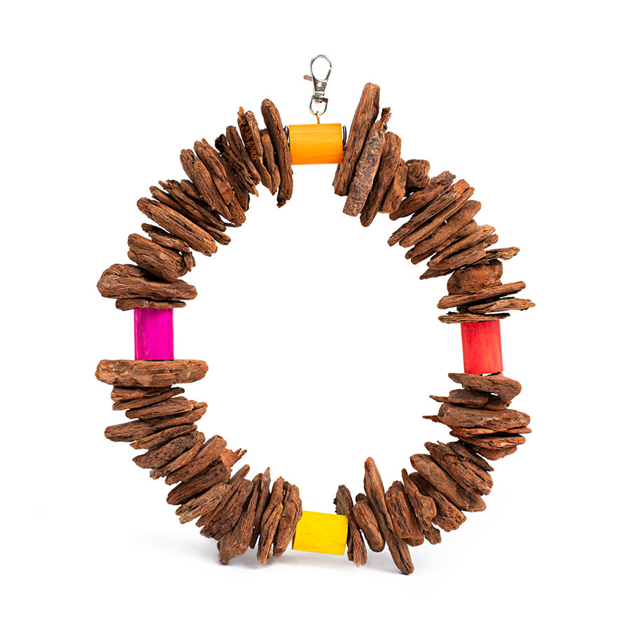 Brinquedo Passaritos Toys Balanço Argola Natural - Cores Sortidas
