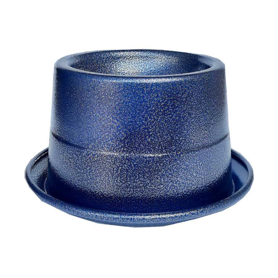 Comedouro Royale Alto Anti Formiga Azul Pequeno para Gatos