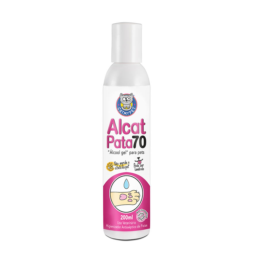 Álcool Gel Alcat Patas de Pets 200ml