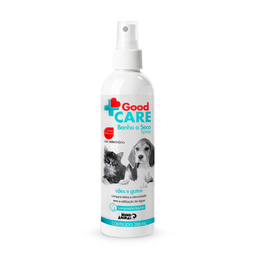 Banho a Seco Good Care Spray para Cães e Gatos 200ml