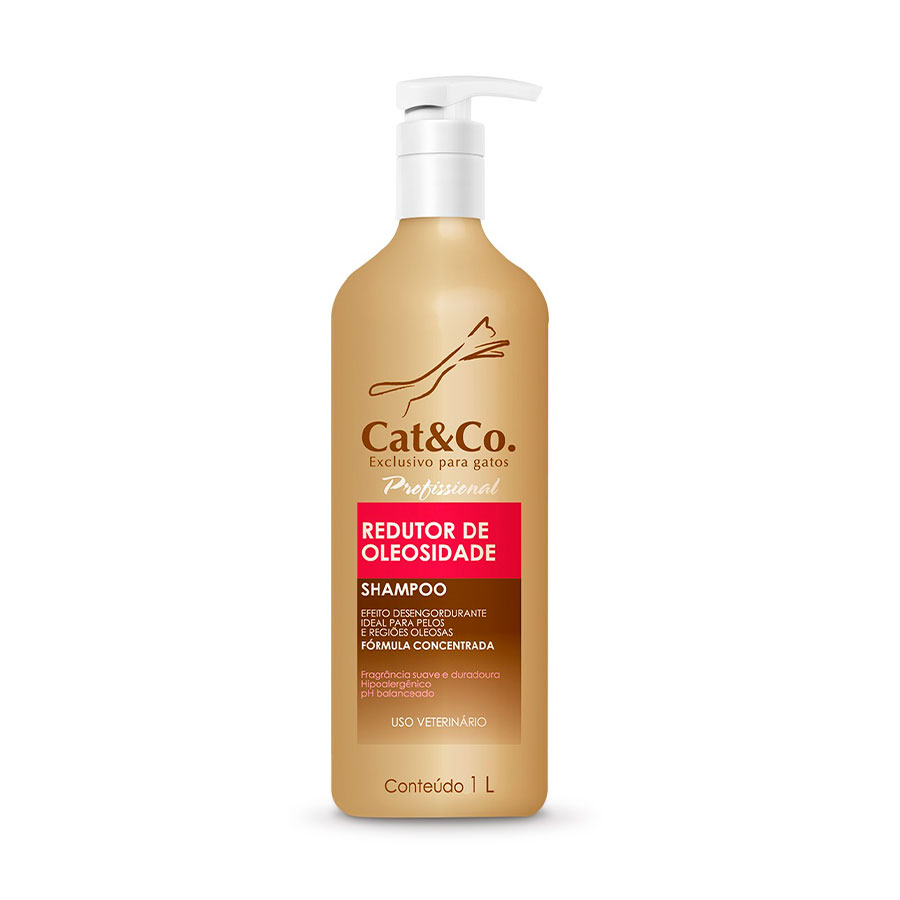 Shampoo Cat & Co Redutor de Oleosidade para Gatos - 1 L