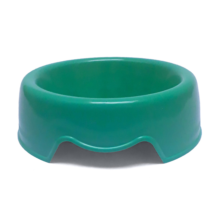Comedouro de Plástico para Cães São Benedito Pet Verde