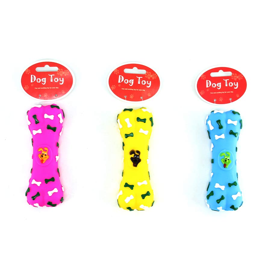 Brinquedo Pawspals Dog Toy Vinil Osso para Cães - Cores Sortidas