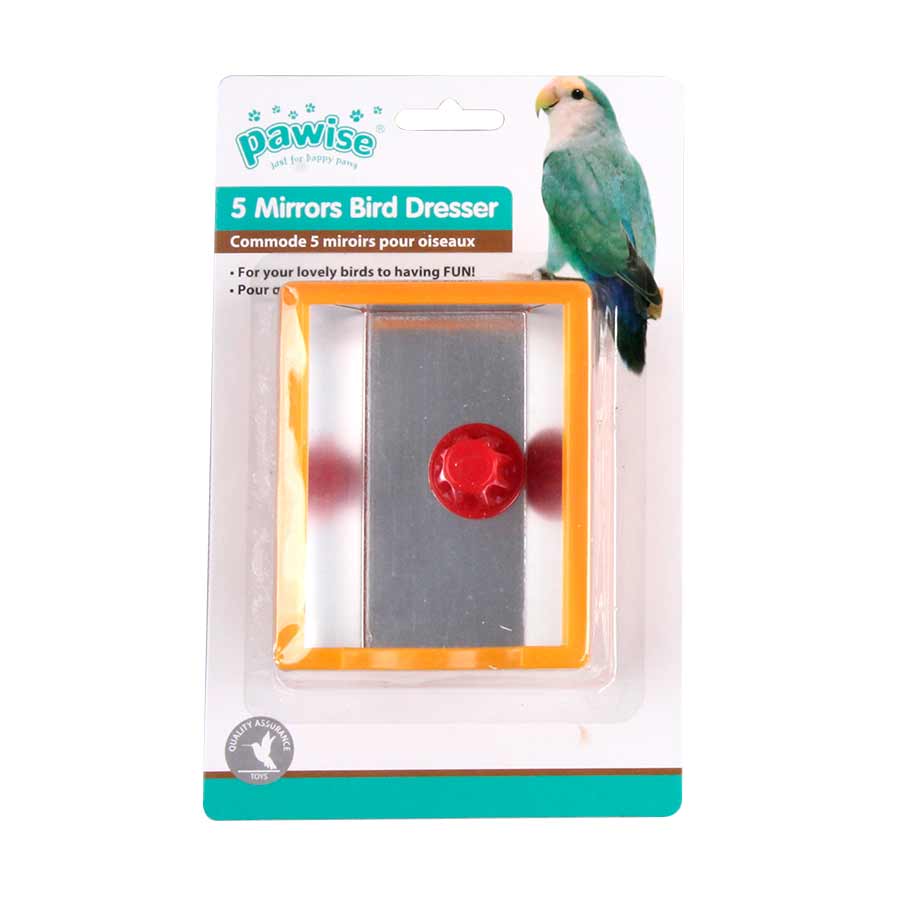 Brinquedo Pawise Cômoda com Espelho para Pássaros