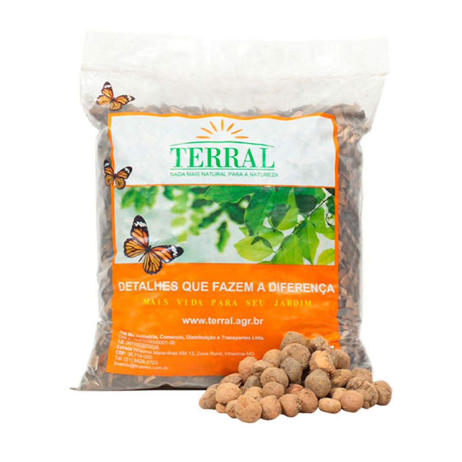 Argila Expandida Terral para Jardim 5L