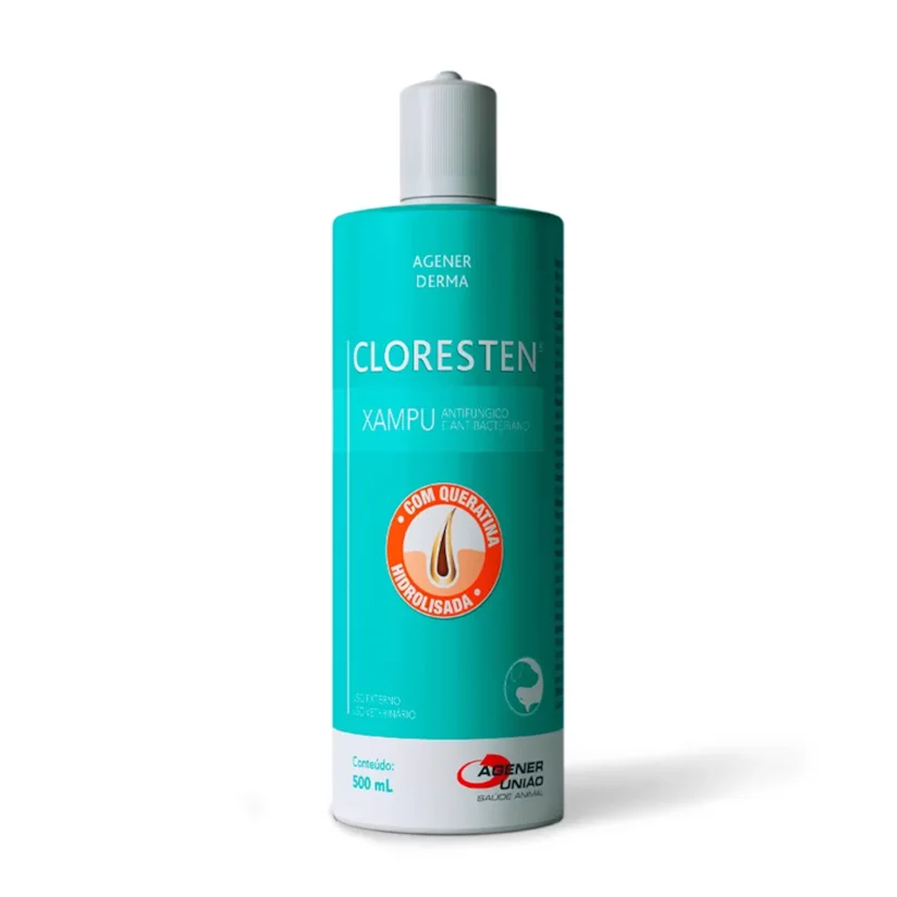 Cloresten Shampoo Agener União 500ml