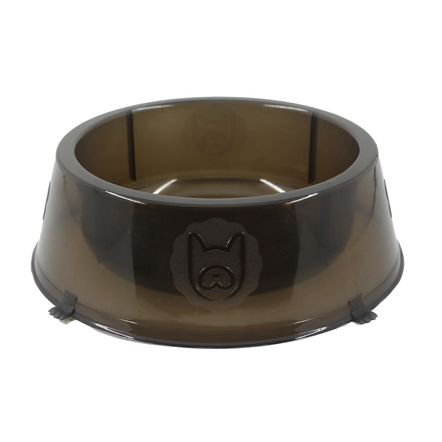 Comedouro Lilopety Patinhas Fumê para Cães 1L