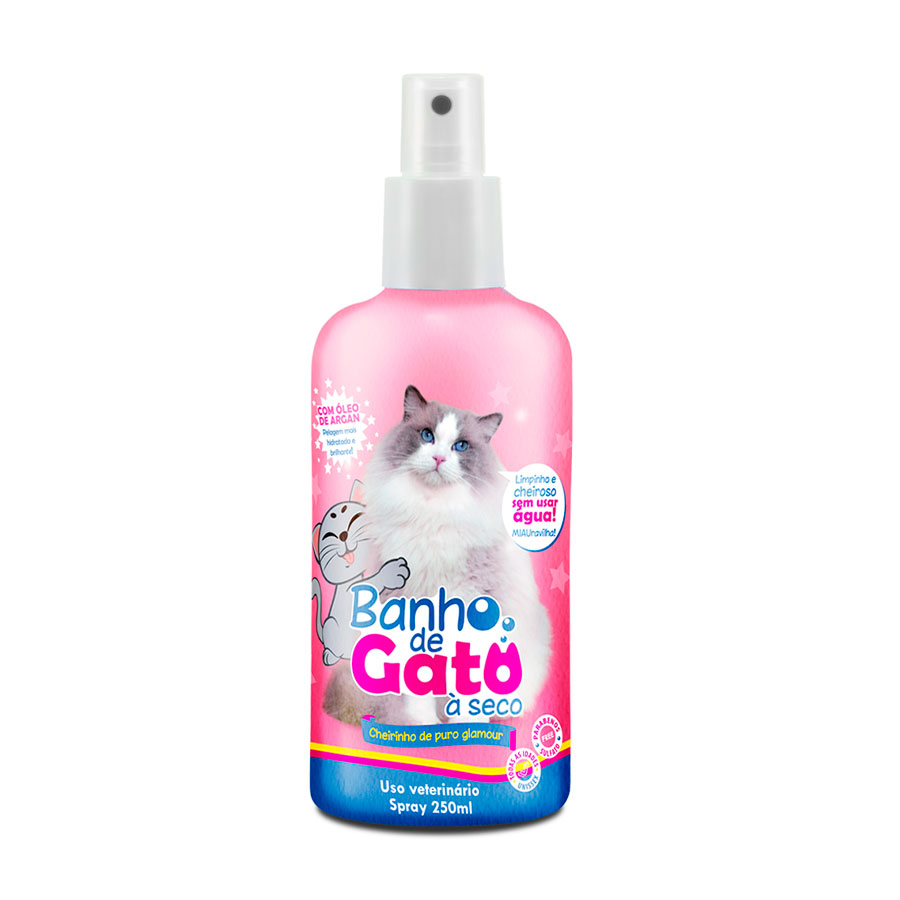 Banho a Seco Catmypet Puro Glamour para Gatos 250ml