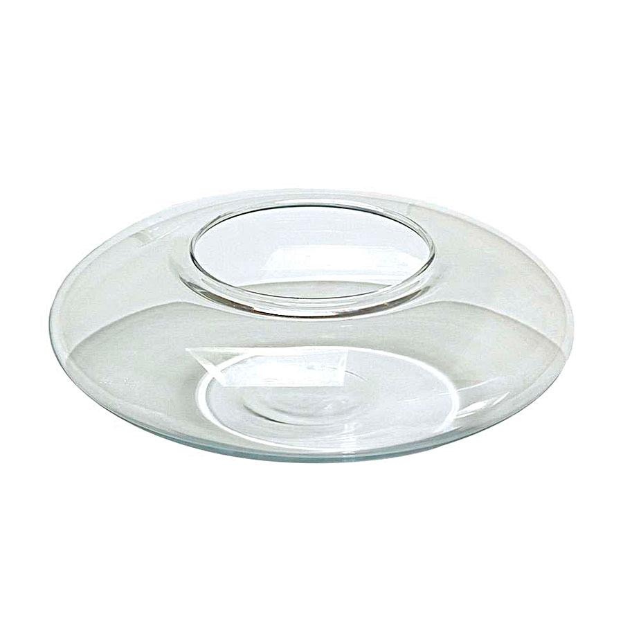 Vaso Luvidarte Disco para Suculentas Transparente
