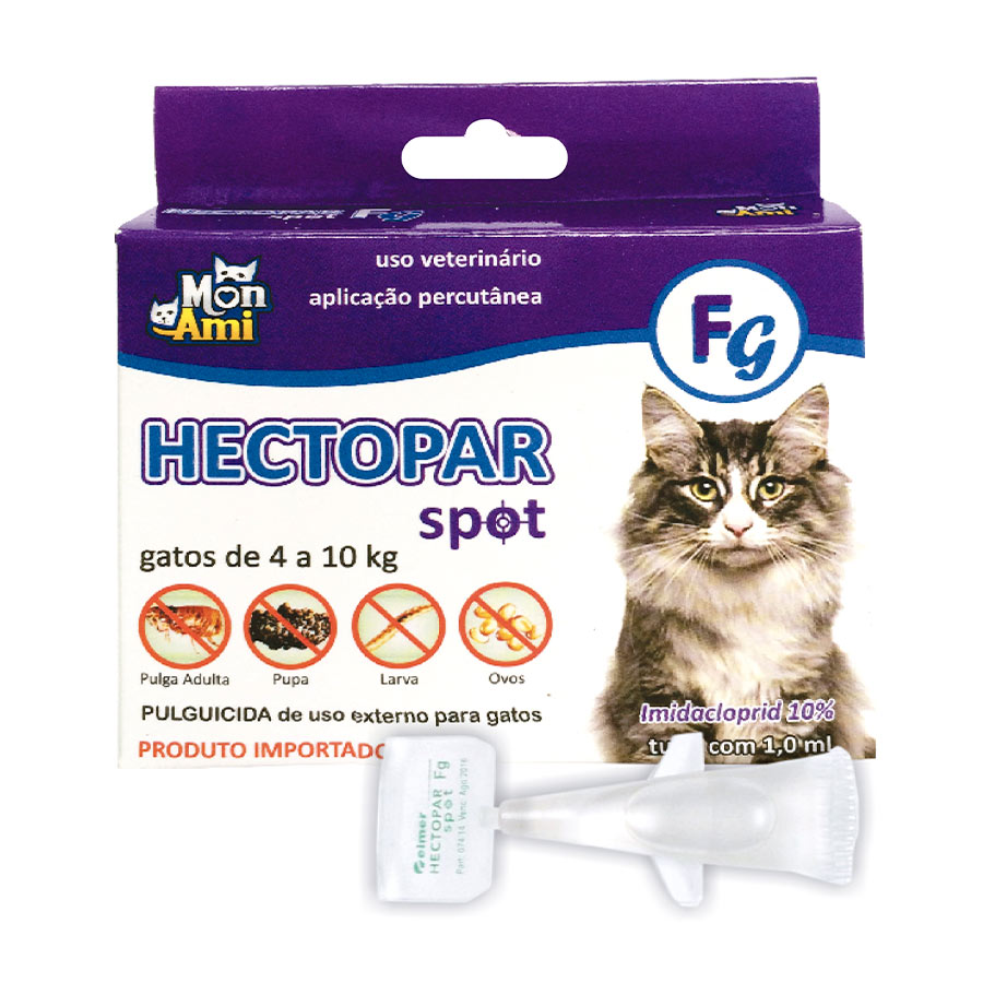 Hectopar Spot Fg para Gatos Acima de 4kg
