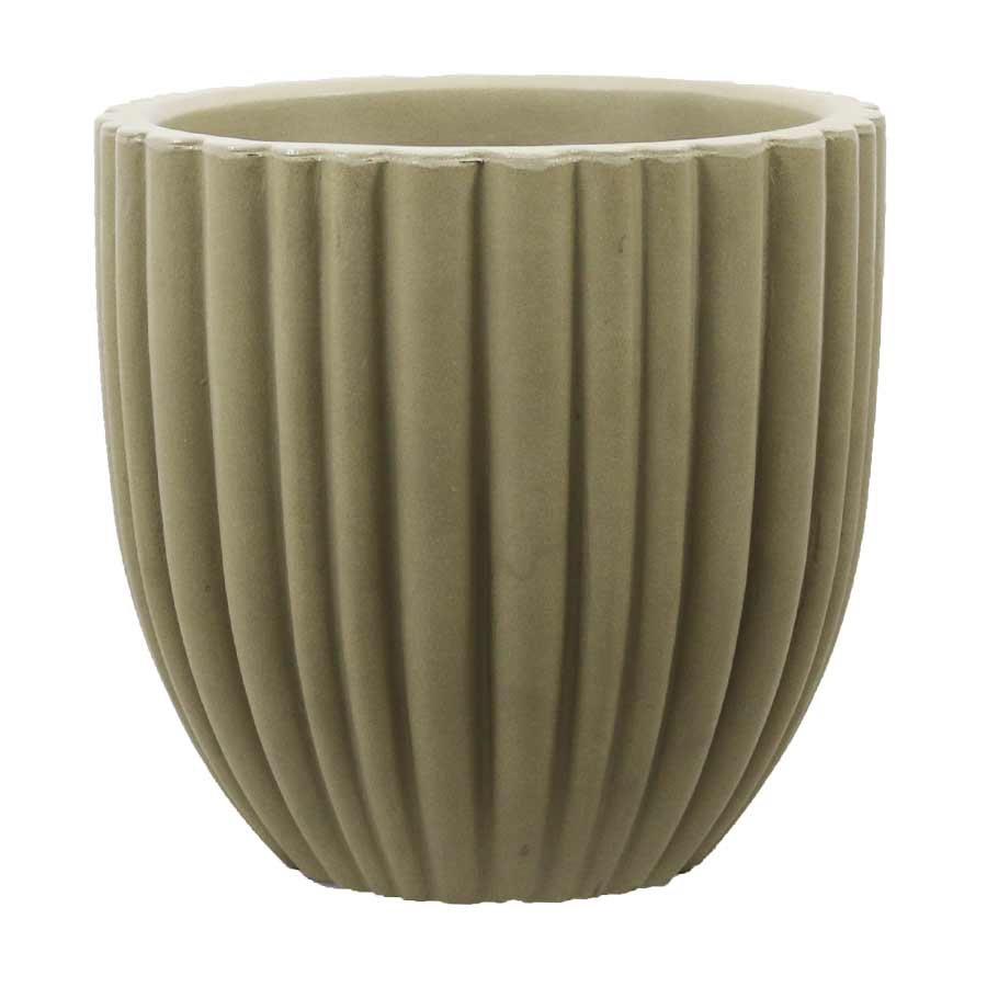Vaso Vasart Cacau Camurça 40x40cm