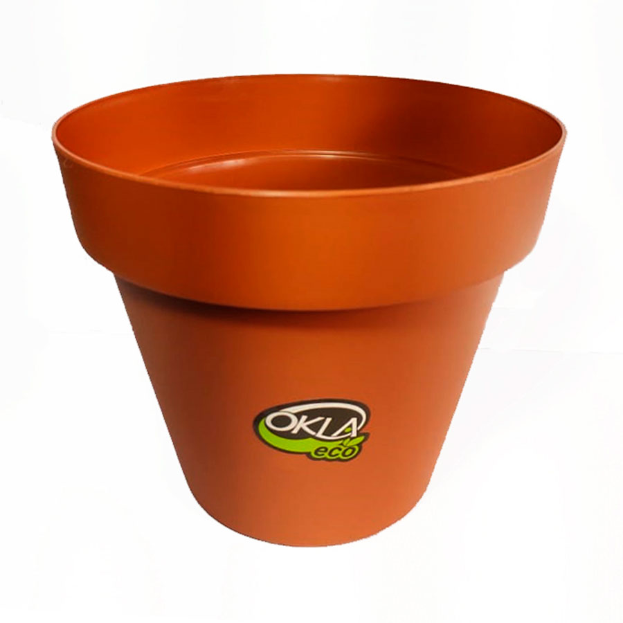 Vaso Okla Bari Eco Terracota para Jardim