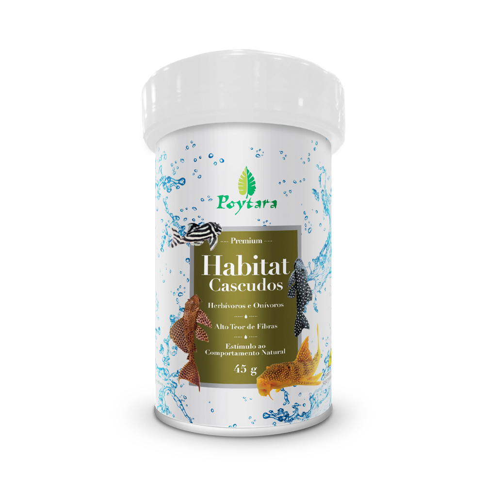 Alimento Poytara Habitat Cascudos
