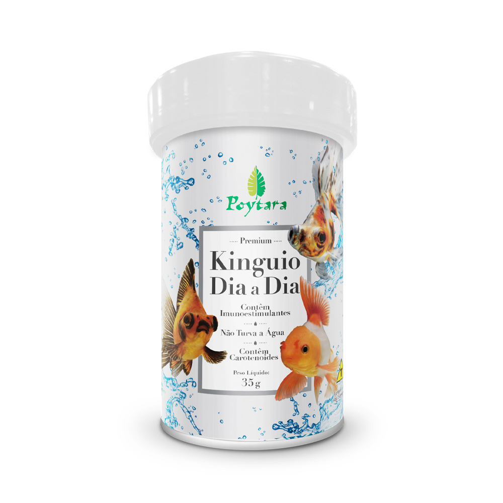 Alimento Poytara para Peixe Kinguio Dia a Dia