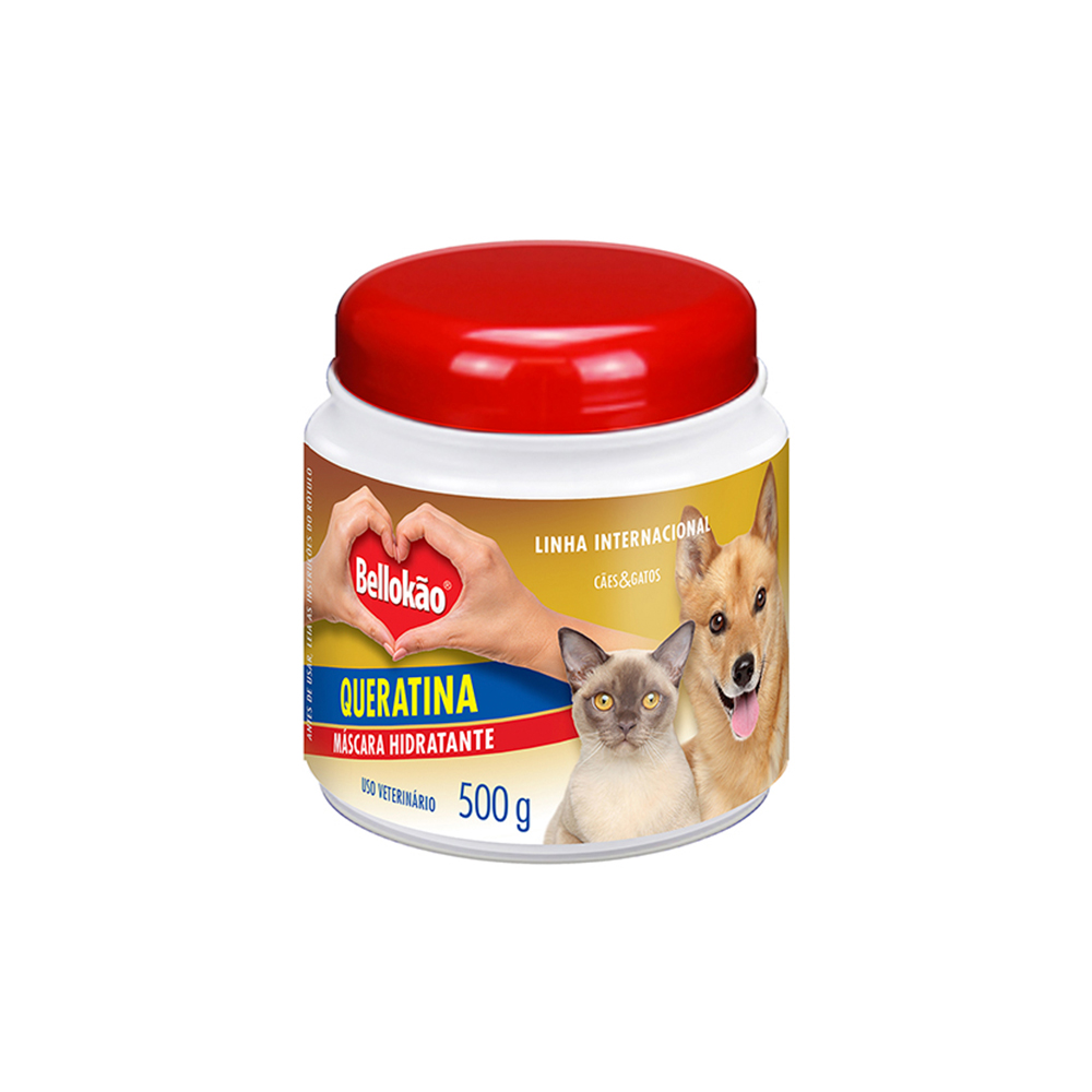 Máscara Hidratante Bellokão para Cães e Gatos 500g