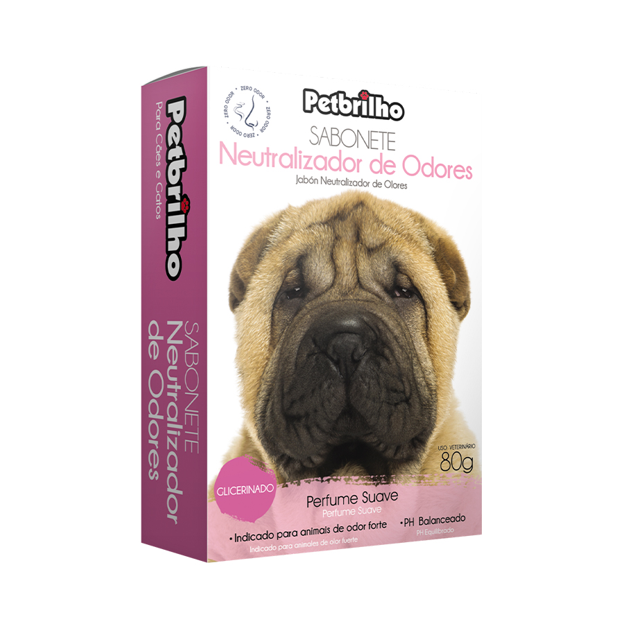 Sabonete Neutralizador de Odores Petbrilho 80g