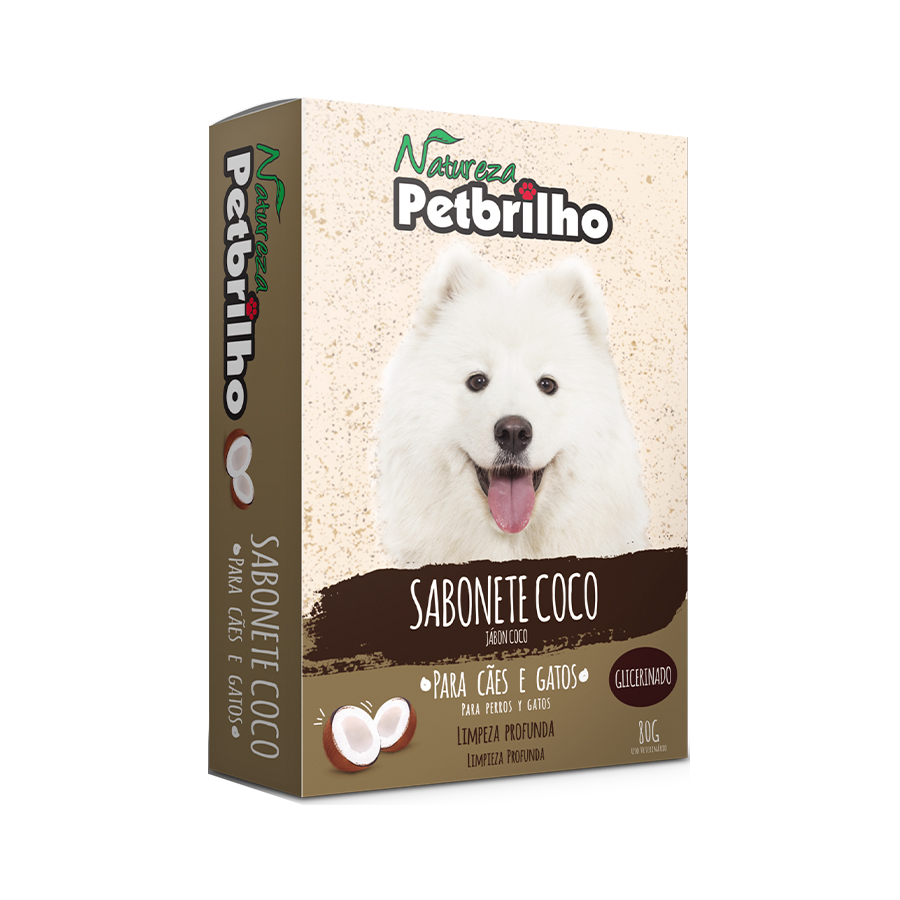 Sabonete de Coco Natureza Petbrilho 80g