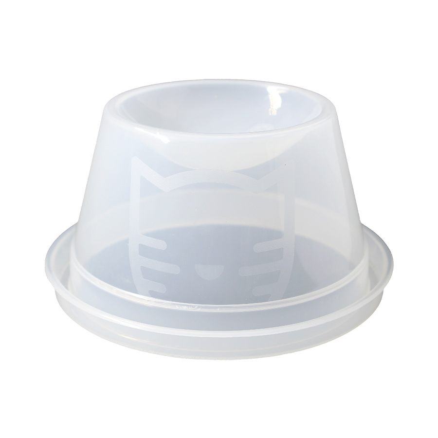 Comedouro para Gatos Ergogato Lilopety 150ml - Transparente