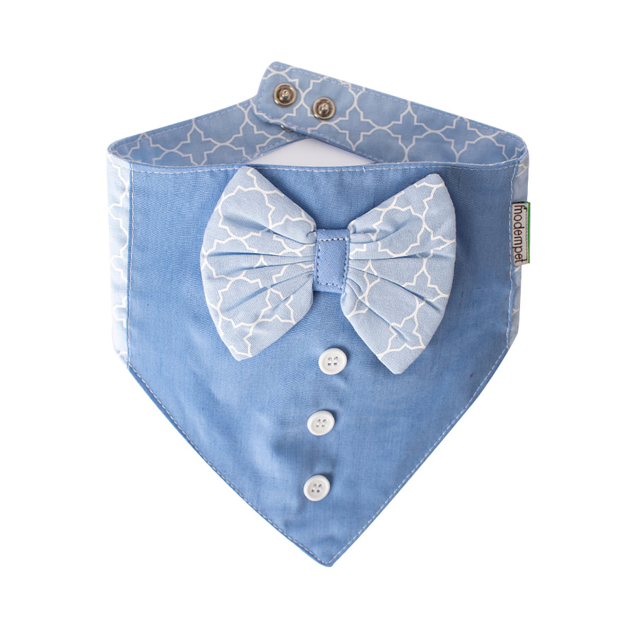 Bandana Modernpet Gravata Borboleta para Cães - Estampas