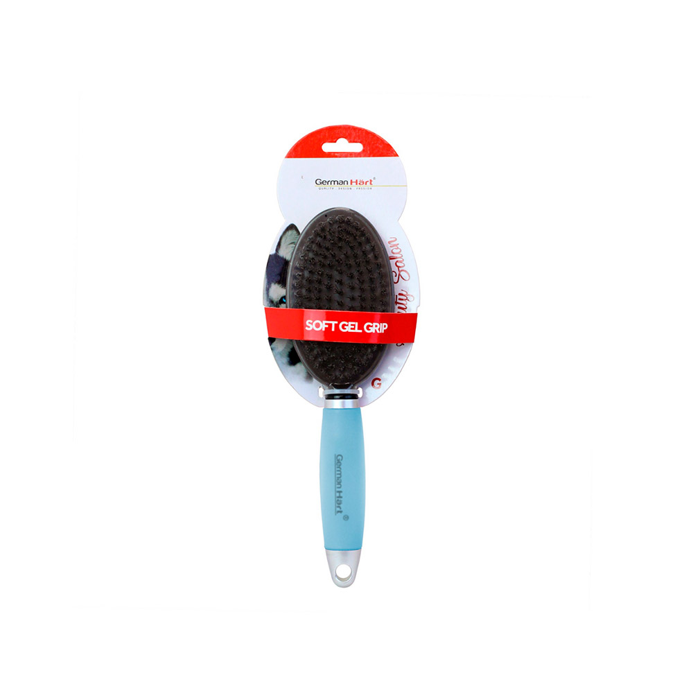 Escova Dupla Germanhart Gel Azul para Cães