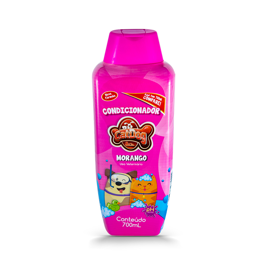 Condicionador Morango para Cães e Gatos CatDog