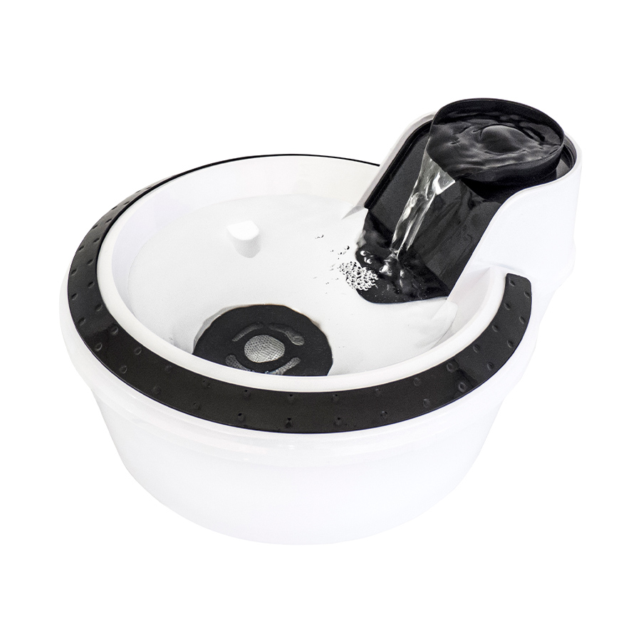 Fonte PetLon Branco e Preto para Cães e Gatos - 110 v