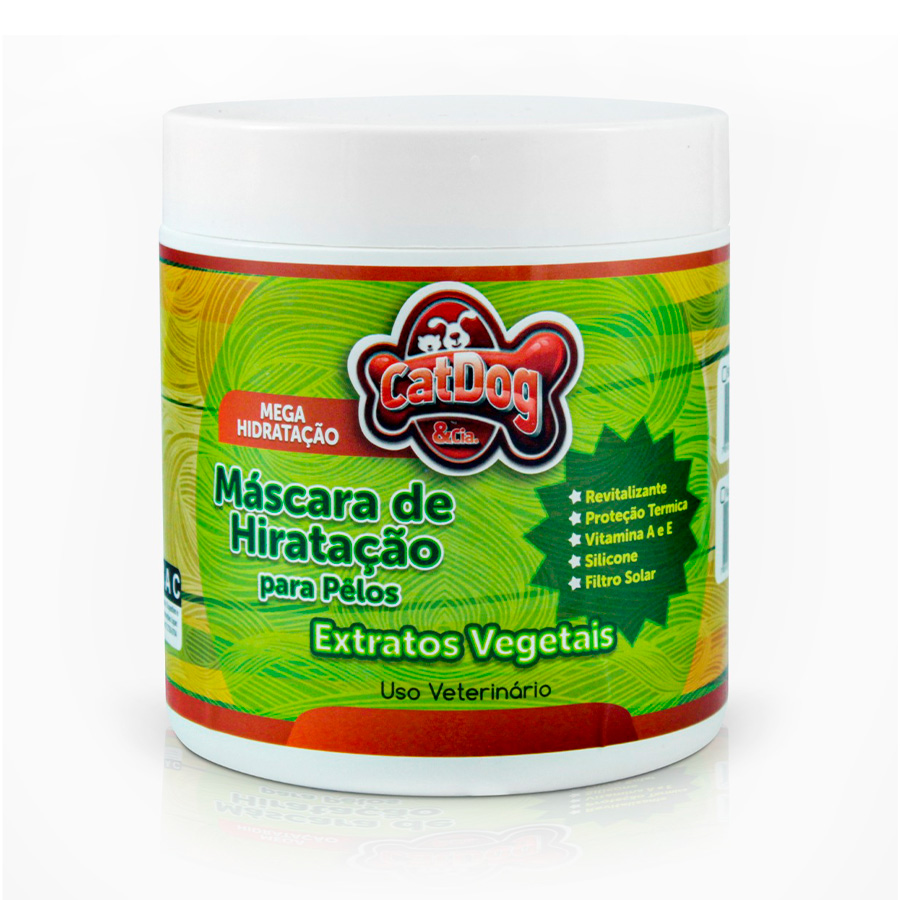 Máscara de Hidratação Extratos Vegetais 500g CatDog