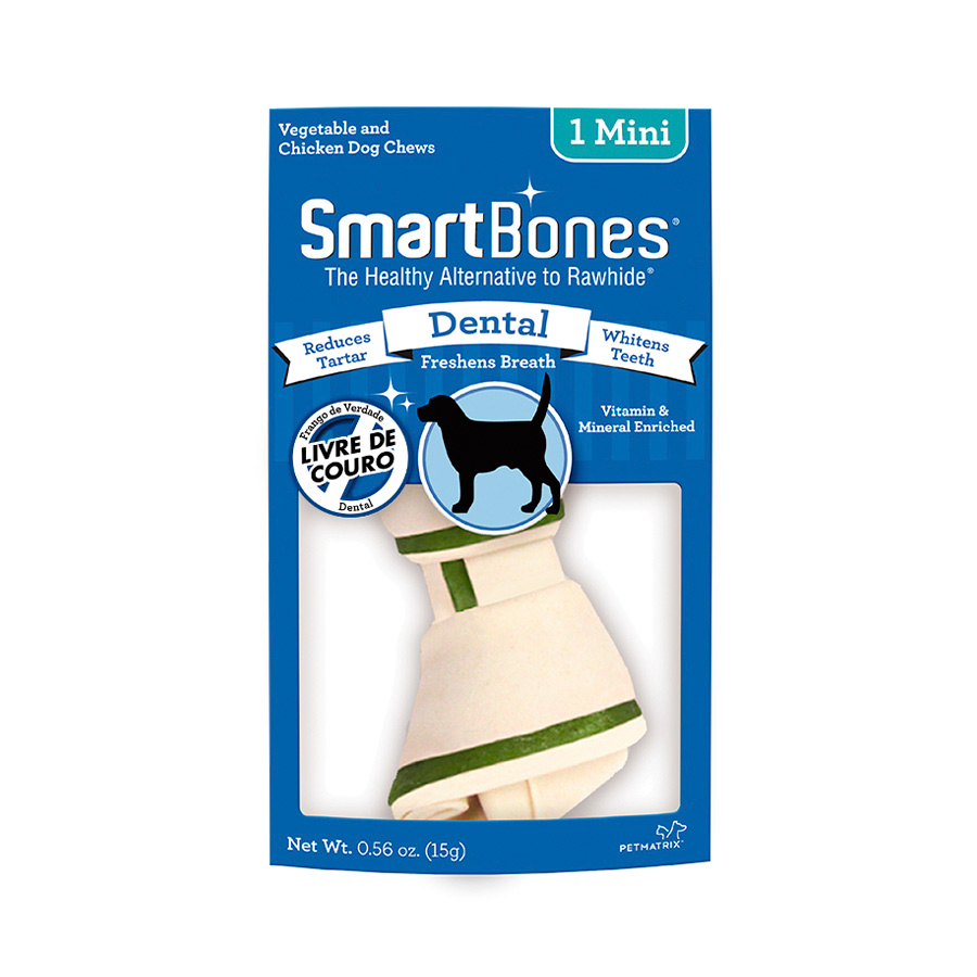 Osso Smartbones Dental Mini para Cães