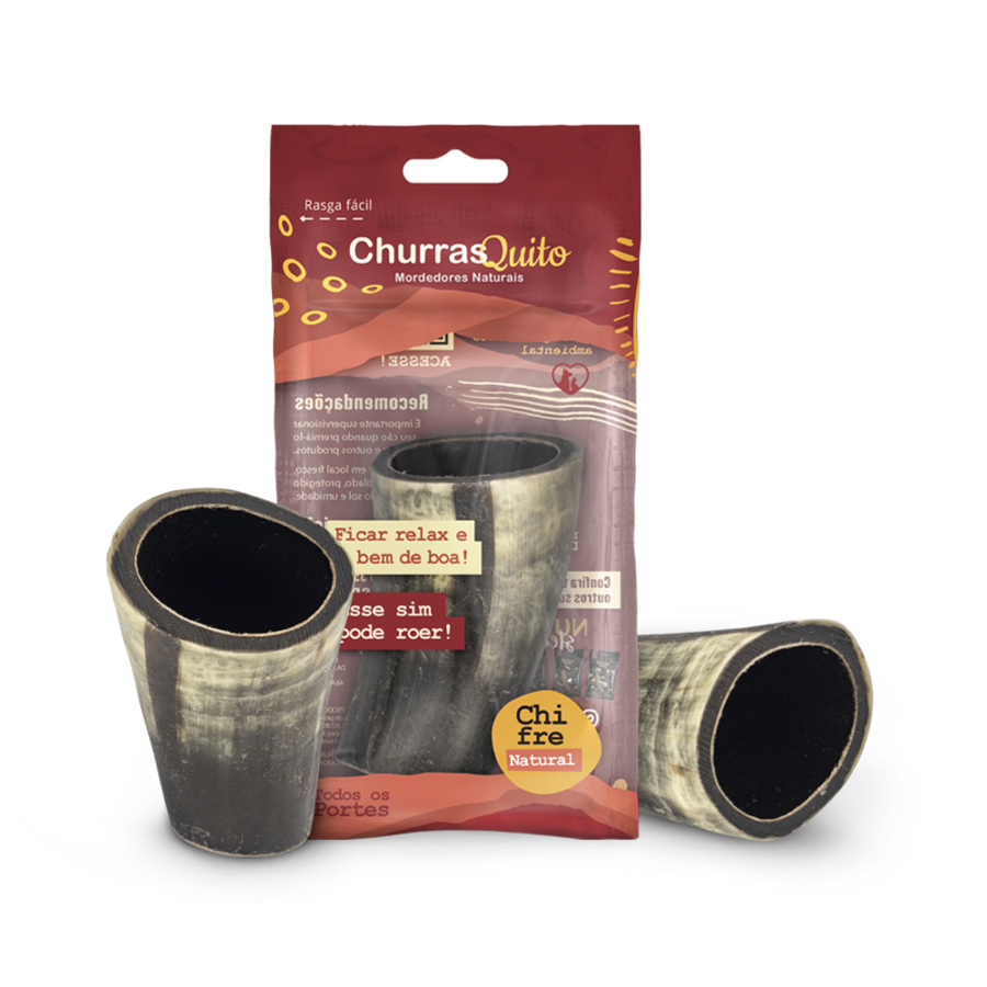 Chifre Bovino Natural Churraspet para Cães