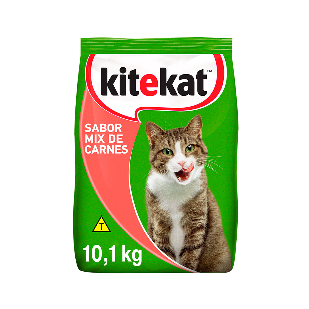 Ração Kitekat para Gatos Adultos Sabor Mix de Carnes