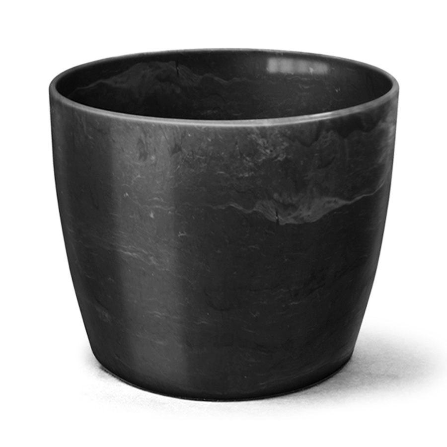 Cachepot Nutriplan Elegance Redondo Preto Ônix