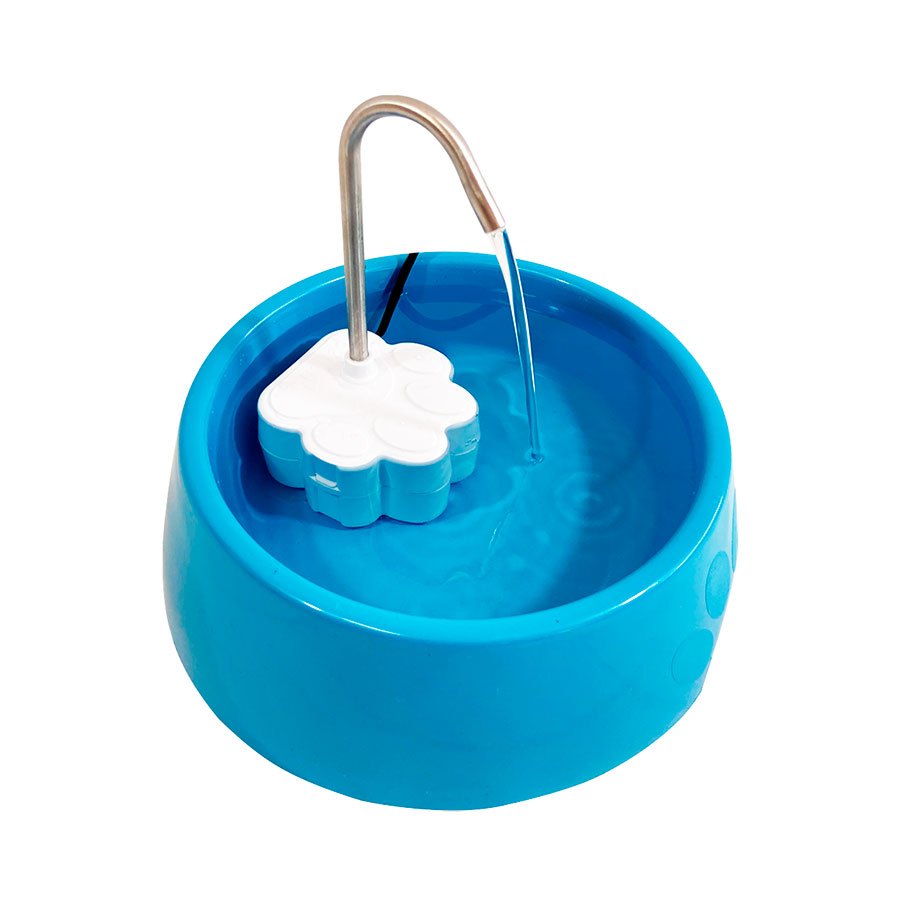 Kit Fonte PetLon Baby e Bebedouro Azul para Cães e Gatos