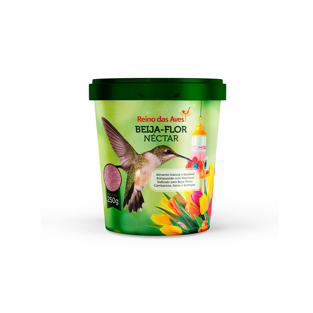 Ração Reino das Aves Néctar para Beija-flor